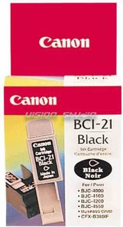 Canon Inkjet Catridge BCI-21B Black 320 pages